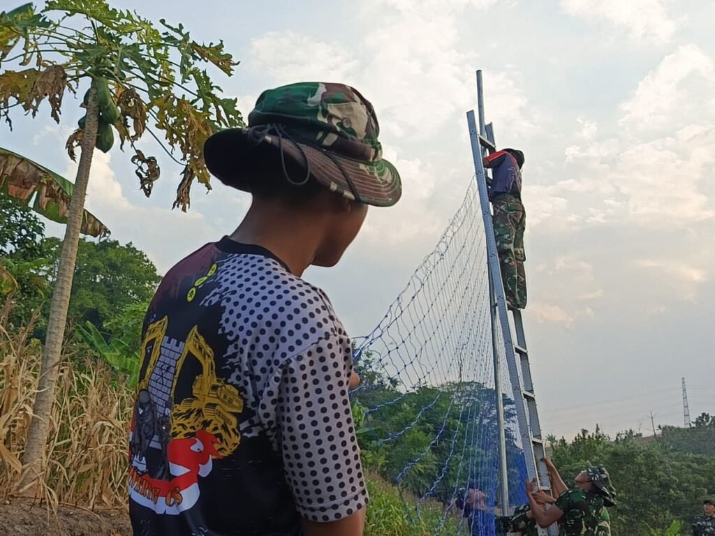 Satgas TMMD 129 Hadirkan Solusi, Lapangan Voli Tetap Aktif Tanpa Ganggu Lahan Pertanian