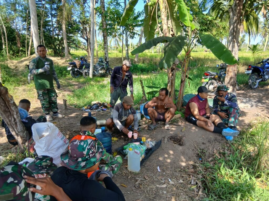 Kehangatan Silaturahmi Warnai Pelaksanaan TMMD Reguler Ke-129 di Desa Bandaraya Kehangatan Silaturahmi Warnai Pelaksanaan TMMD Reguler Ke-129 di Desa Bandaraya