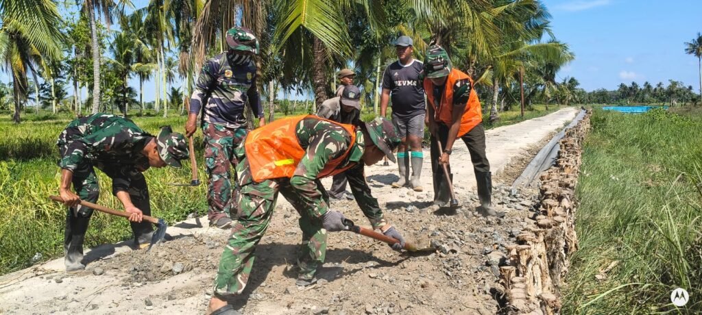 Jalan 1,2 Kilometer TMMD Disiapkan Dukung Aktivitas Ekonomi Masyarakat Jalan 1,2 Kilometer TMMD Disiapkan Dukung Aktivitas Ekonomi Masyarakat