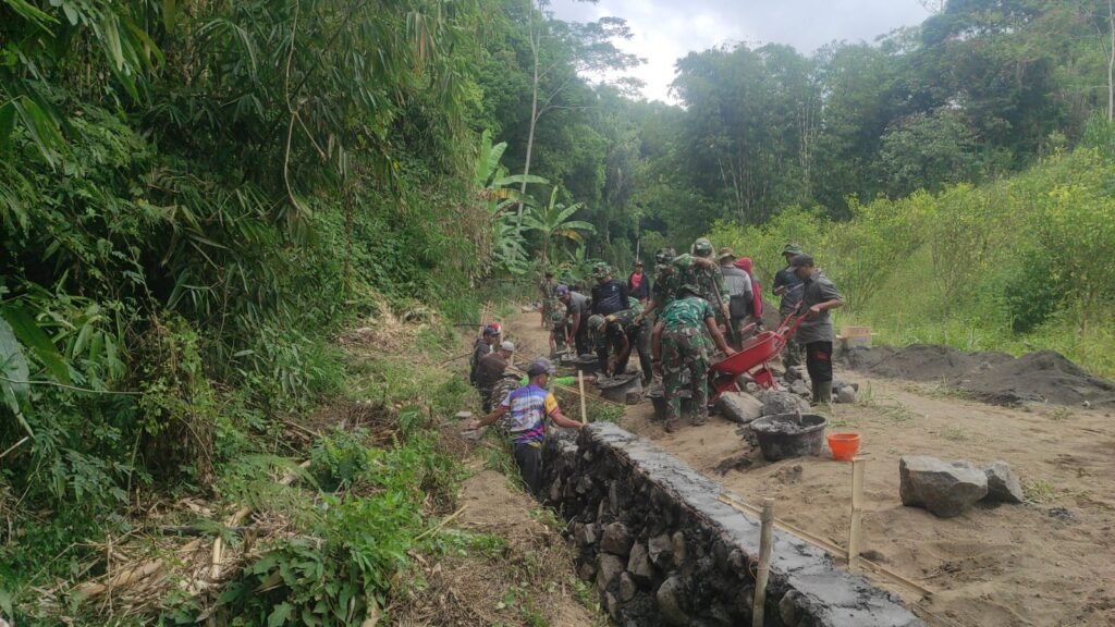 Hari Ke-7 TMMD Ke-129, Progres DPT di Desa Sekardadi Capai 70 Persen