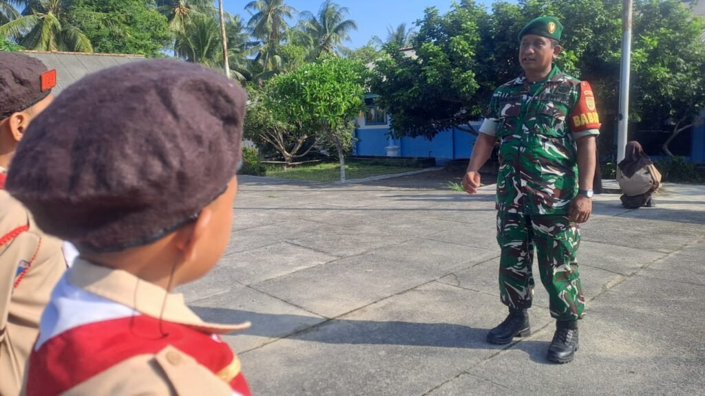 Tak Hanya Bangun Infrastruktur, Satgas TMMD 129 Kodim 0413/Bangka Perkuat Pendidikan Karakter Pelajar