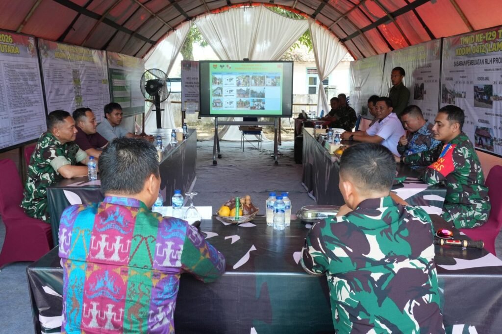 TMMD Ke-129 Kodim 0412/LU Hadirkan Penyuluhan dan Layanan Masyarakat bagi Warga Desa Baru Raharja