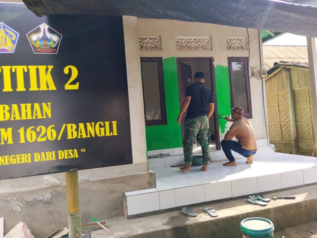 Progres RTLH TMMD Ke-129 Terus Berjalan, Satgas Kodim 1626/Bangli Kebut Penyelesaian Rumah Warga Progres RTLH TMMD Ke-129 Terus Berjalan, Satgas Kodim 1626/Bangli Kebut Penyelesaian Rumah Warga