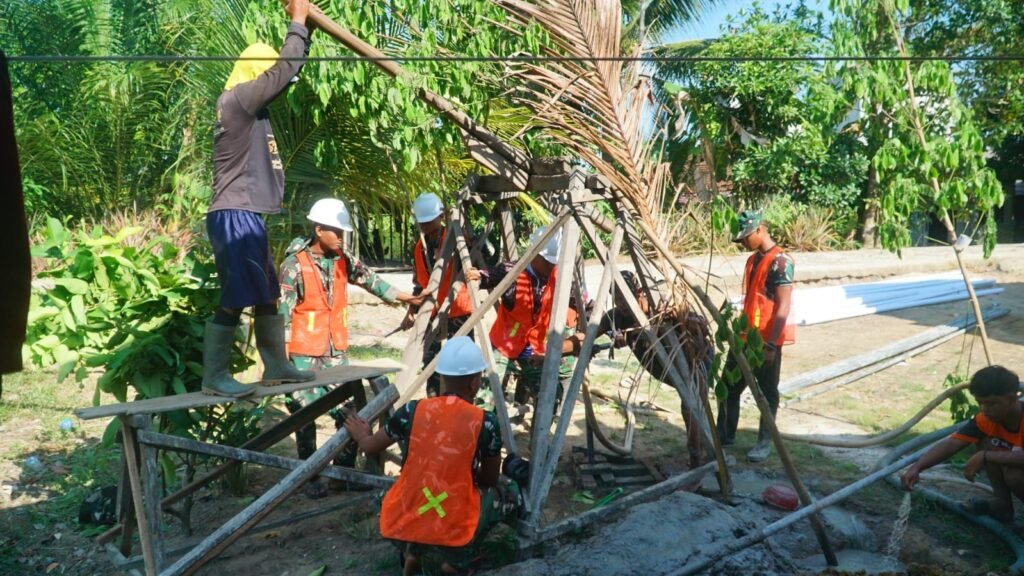 TMMD Reguler Ke-129 Hadirkan Solusi Air Bersih Melalui Pembangunan Sumur Bor Sasaran 3 TMMD Reguler Ke-129 Hadirkan Solusi Air Bersih Melalui Pembangunan Sumur Bor Sasaran 3