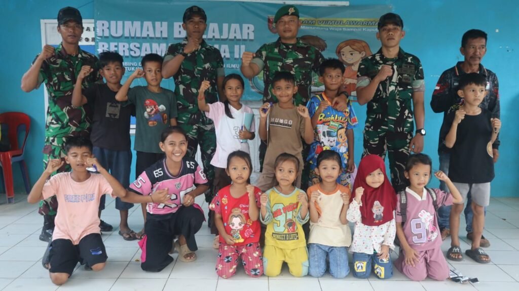 Kehadiran Satgas TMMD Kodim 0911/Nunukan Disambut Anak-anak, Rizki Ingin Belajar Bersama Ceria Digelar Rutin Kehadiran Satgas TMMD Kodim 0911/Nunukan Disambut Anak-anak, Rizki Ingin Belajar Bersama Ceria Digelar Rutin