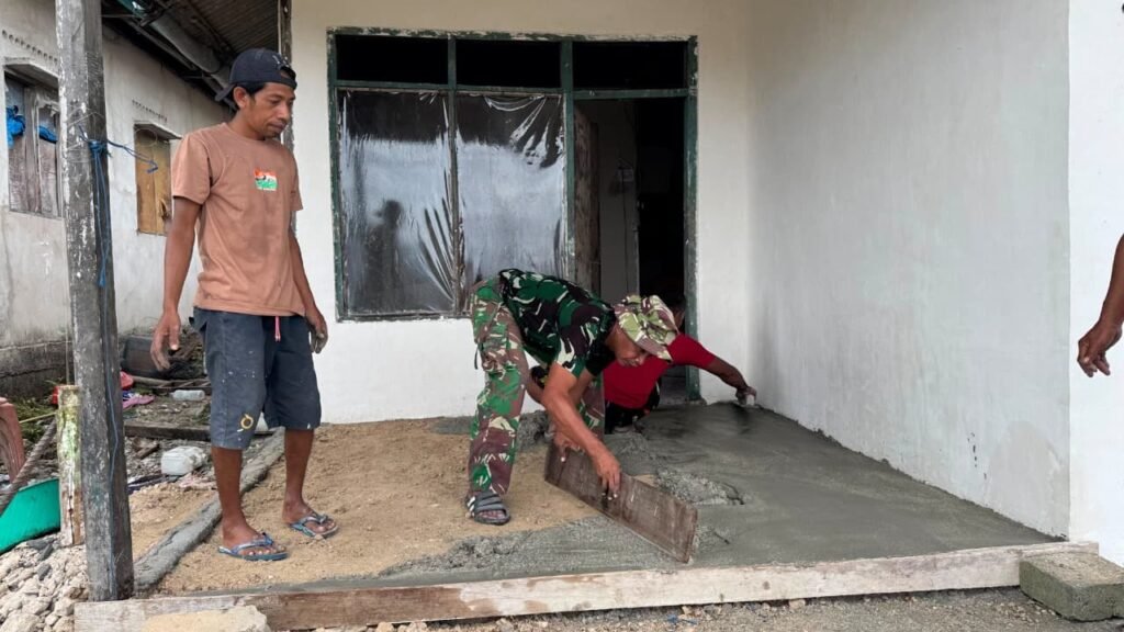 Renovasi RTLH Bapak Hardi di Desa Pulau Dua Masuki Tahap Pengecoran Lantai dan Tangga Renovasi RTLH Bapak Hardi di Desa Pulau Dua Masuki Tahap Pengecoran Lantai dan Tangga