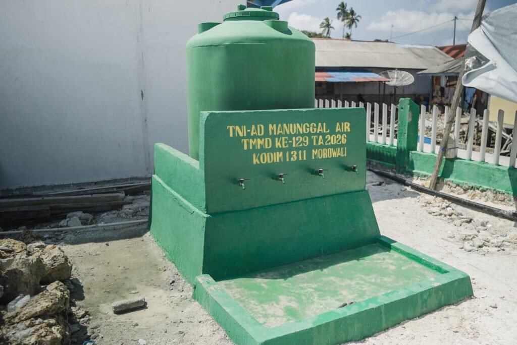 Program Manunggal Air Bersih TMMD Ke-129 di Desa Umbele Lama Rampung 100 Persen Program Manunggal Air Bersih TMMD Ke-129 di Desa Umbele Lama Rampung 100 Persen