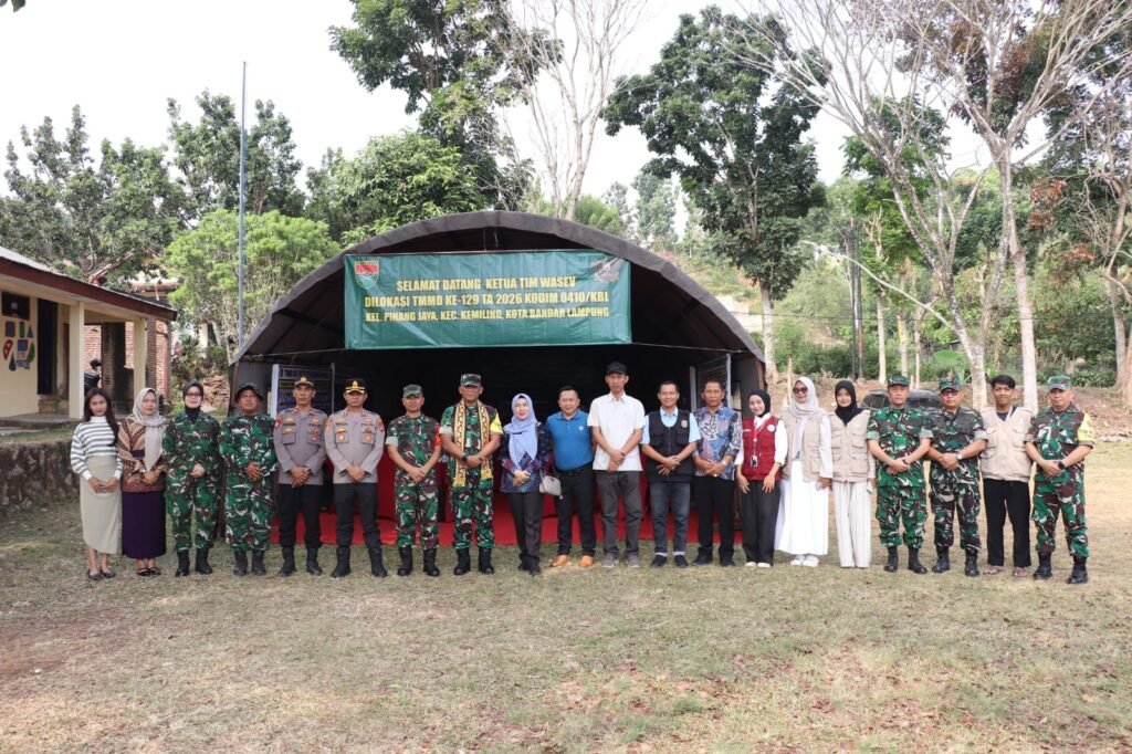 Tim Wasev TNI Tinjau Langsung TMMD ke-129 Kodim 0410/KBL, Pastikan Pembangunan Beri Manfaat Nyata bagi Warga
