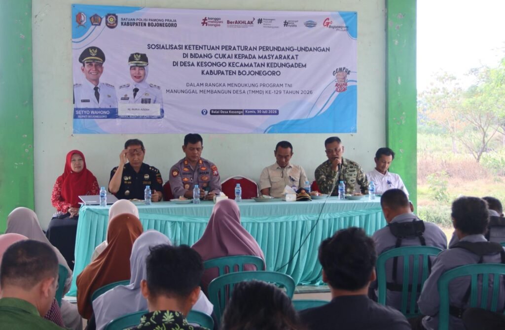 TMMD 129 Bojonegoro: Perkuat Benteng Hukum dan Kesejahteraan Warga Kesongo TMMD 129 Bojonegoro: Perkuat Benteng Hukum dan Kesejahteraan Warga Kesongo