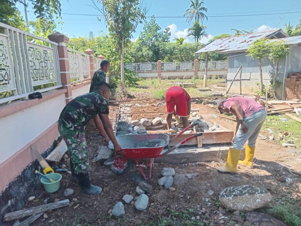 Satgas TMMD Ke-129 Kodim 0102/Pidie Bangun MCK di Area Pemakaman Umum Desa Blang Cot, Permudah Kebutuhan Warga Satgas TMMD Ke-129 Kodim 0102/Pidie Bangun MCK di Area Pemakaman Umum Desa Blang Cot, Permudah Kebutuhan Warga