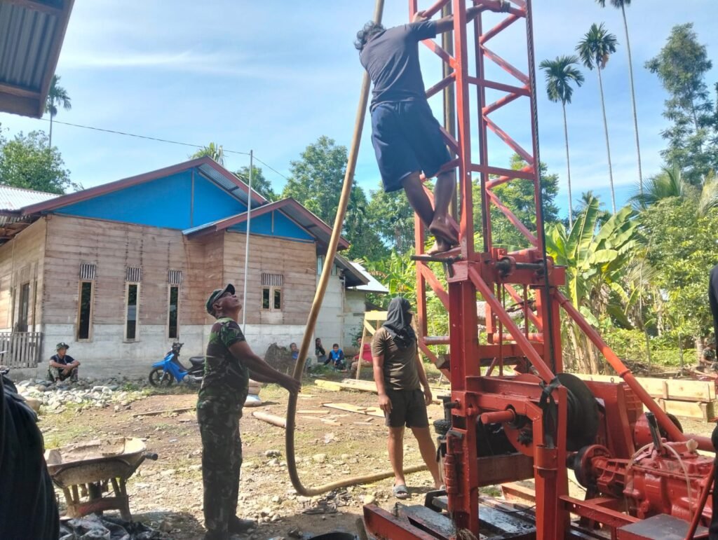 Satgas TMMD ke-129 Kodim 0102/Pidie Genjot Pengeboran Sumur Bor di Dayah Balul Ula Al-Munawarah Satgas TMMD ke-129 Kodim 0102/Pidie Genjot Pengeboran Sumur Bor di Dayah Balul Ula Al-Munawarah