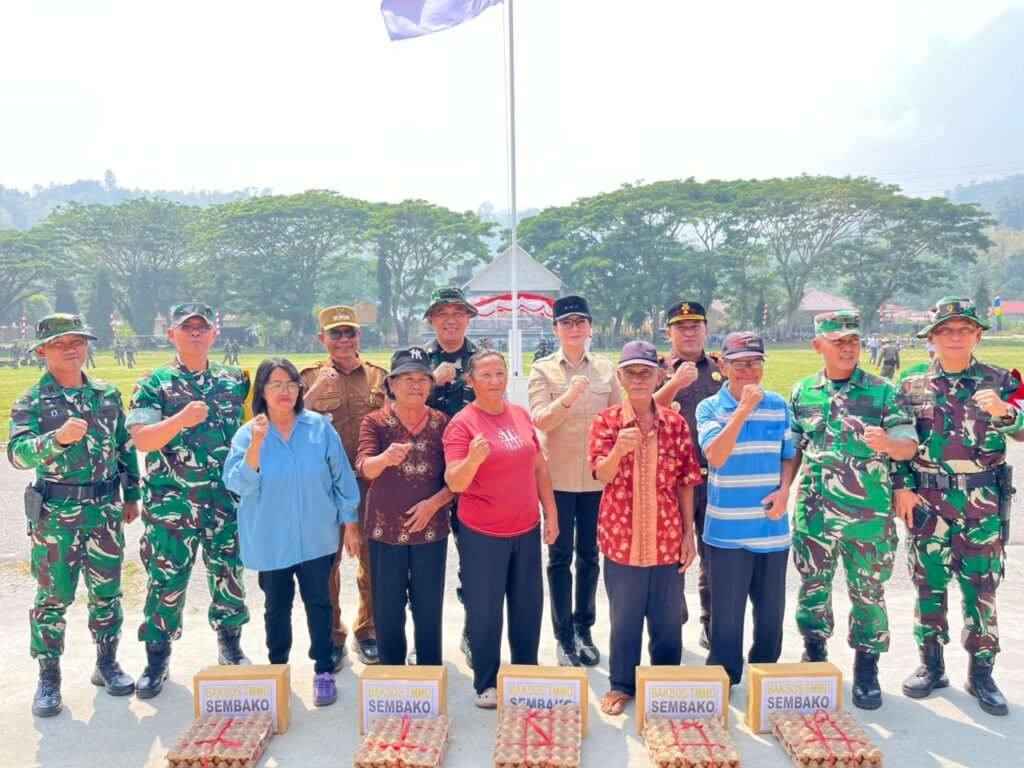 TMMD ke-130 Poso: Layanan Kesehatan dan Sembako untuk Masyarakat Desa