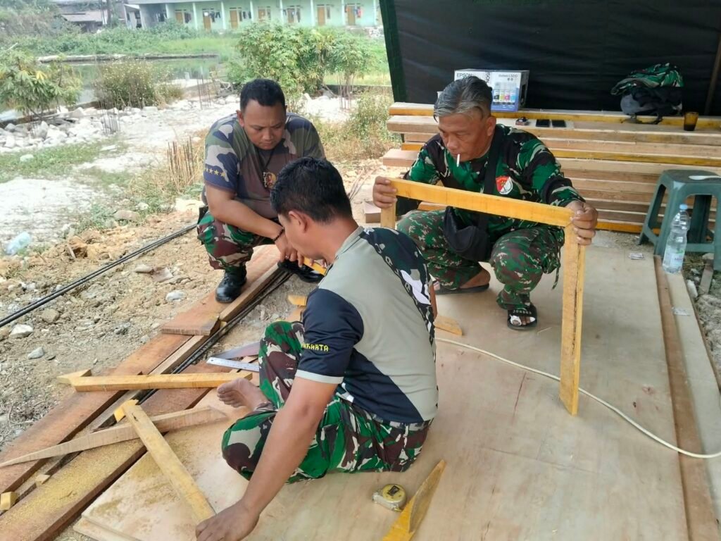 Kegiatan TMMD ke-130: Persiapan Pembangunan Infrastruktur Melalui Pembuatan Bagesting
