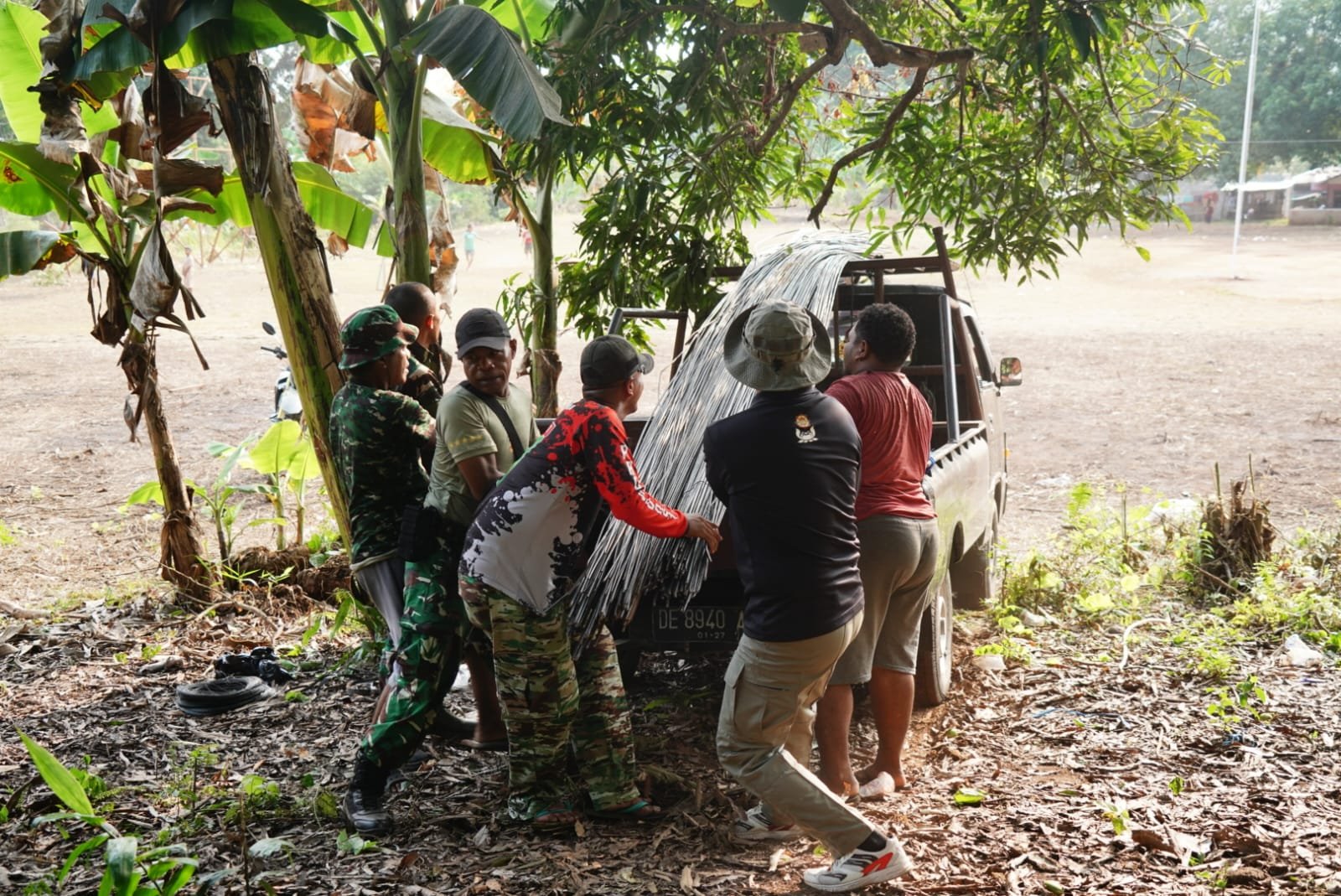 Proses Awal TMMD ke-130, Material Pembangunan Segera Distribusikan di Ambon