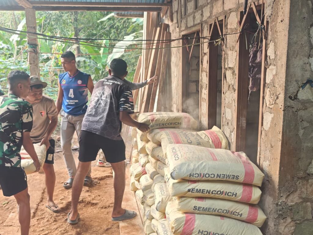 Kendala Medan dan Asap, Satgas TMMD Berjuang untuk Infrastruktur Dusun Seri