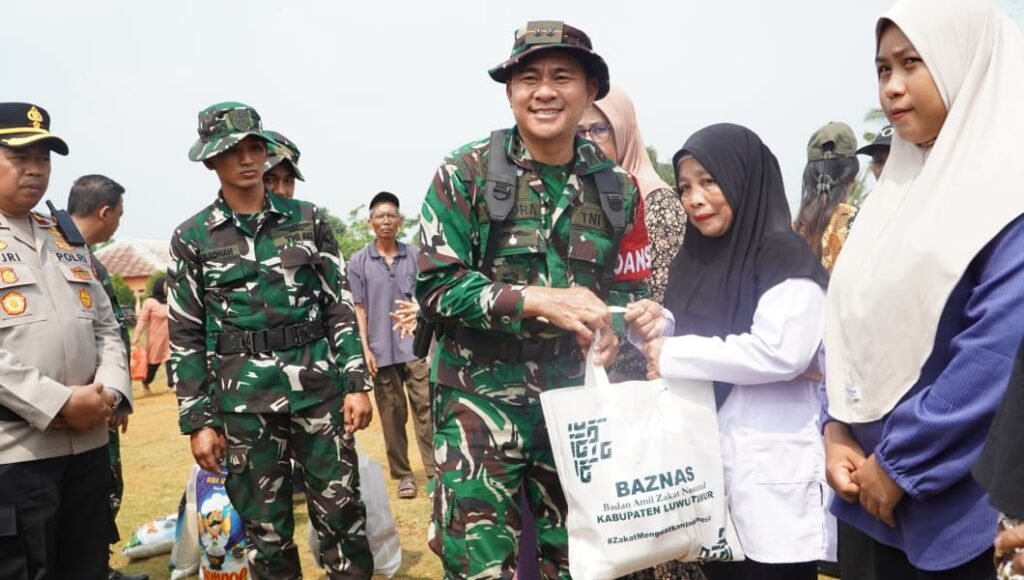 Pembukaan TMMD ke-130 Diwarnai Harapan Warga dan Penyaluran Sembako