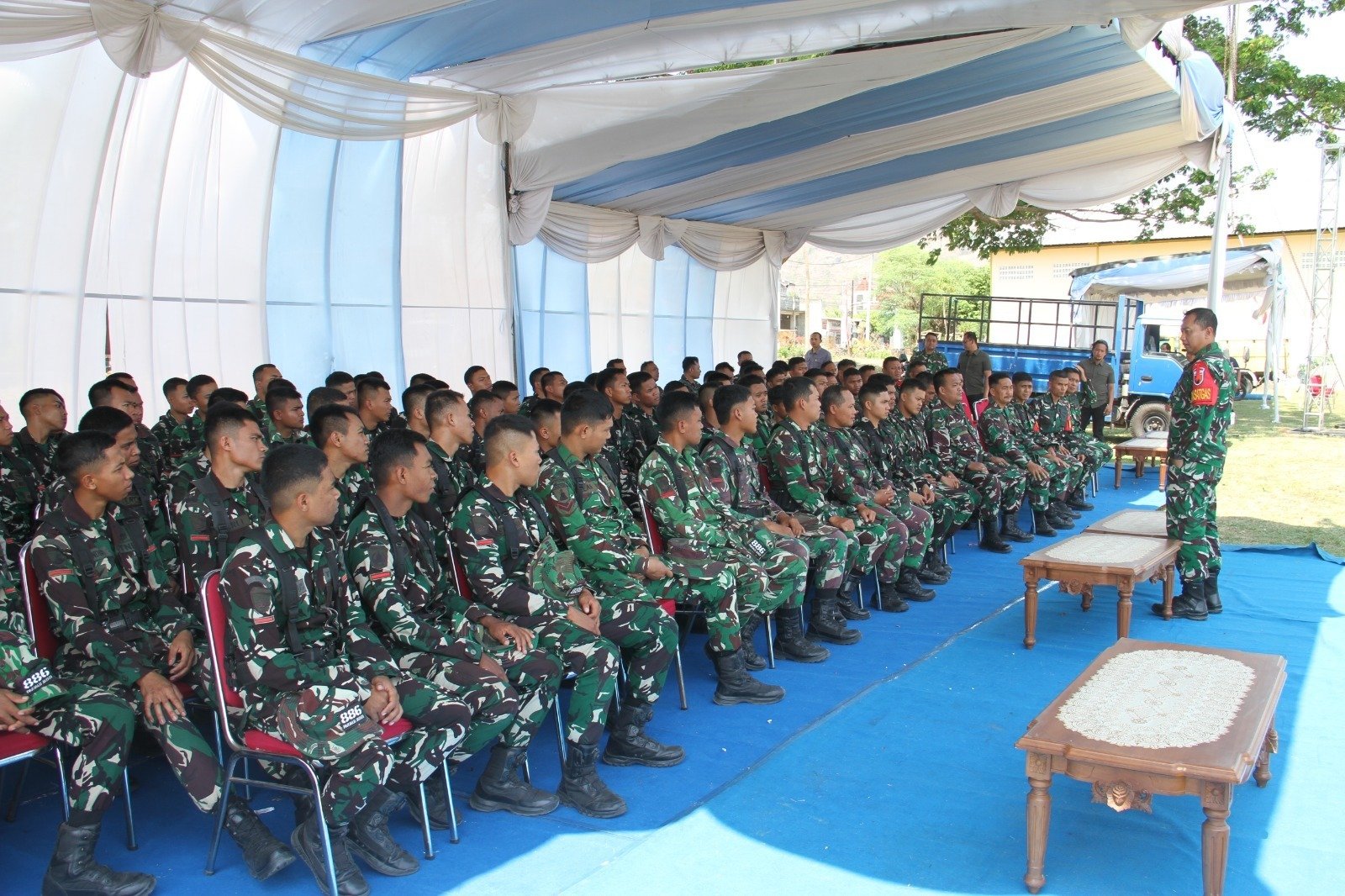 Dansatgas TMMD ke-130 Tekankan Pentingnya Keselamatan dan Disiplin Selama Proyek