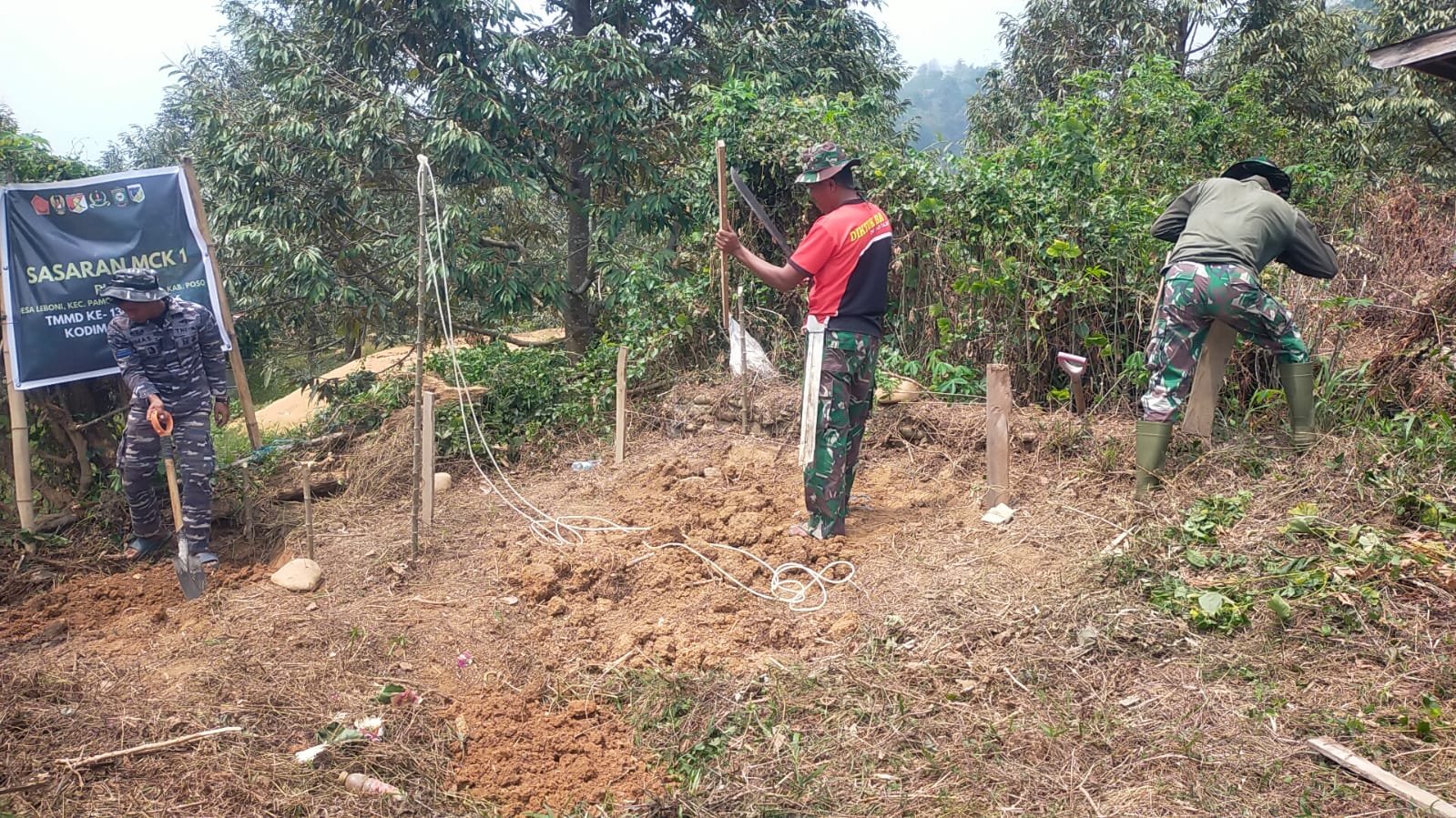 TMMD ke-130 Poso Luncurkan Proyek MCK untuk Fasilitas Sanitasi Masyarakat