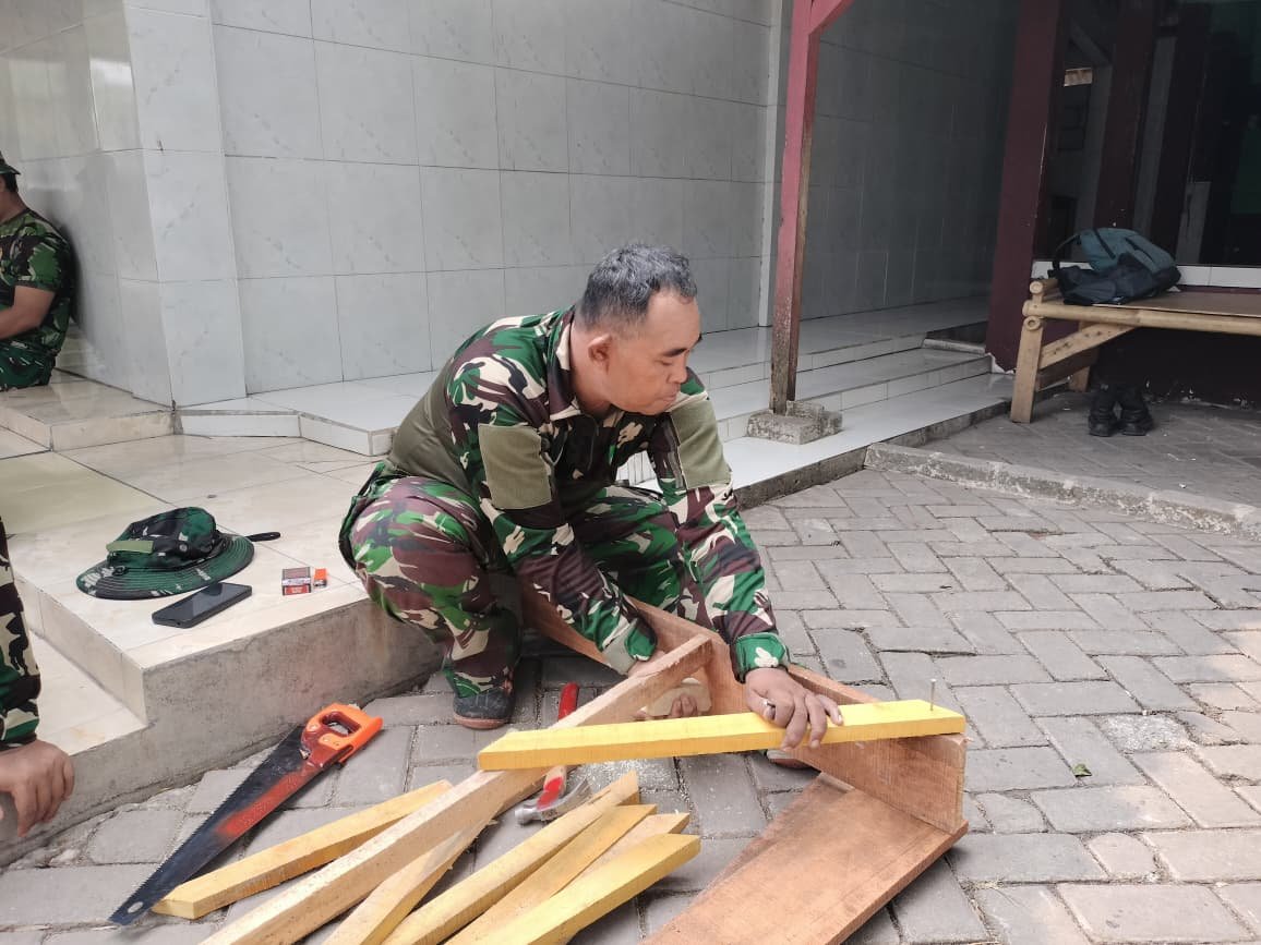 Satgas TMMD ke-130 Kodim 0510/Tigaraksa Kembangkan Sarana Pendukung Pembangunan