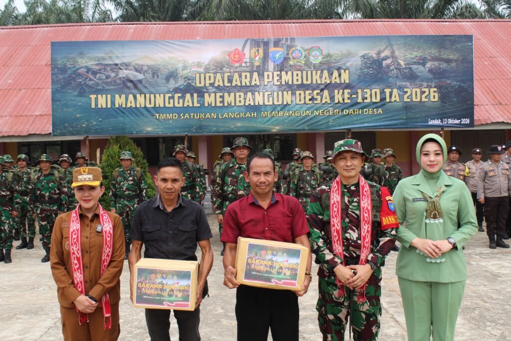 TMMD ke-130 Landak: Mewujudkan Kemandirian Pangan dan Kesadaran Lingkungan Bersama Masyarakat