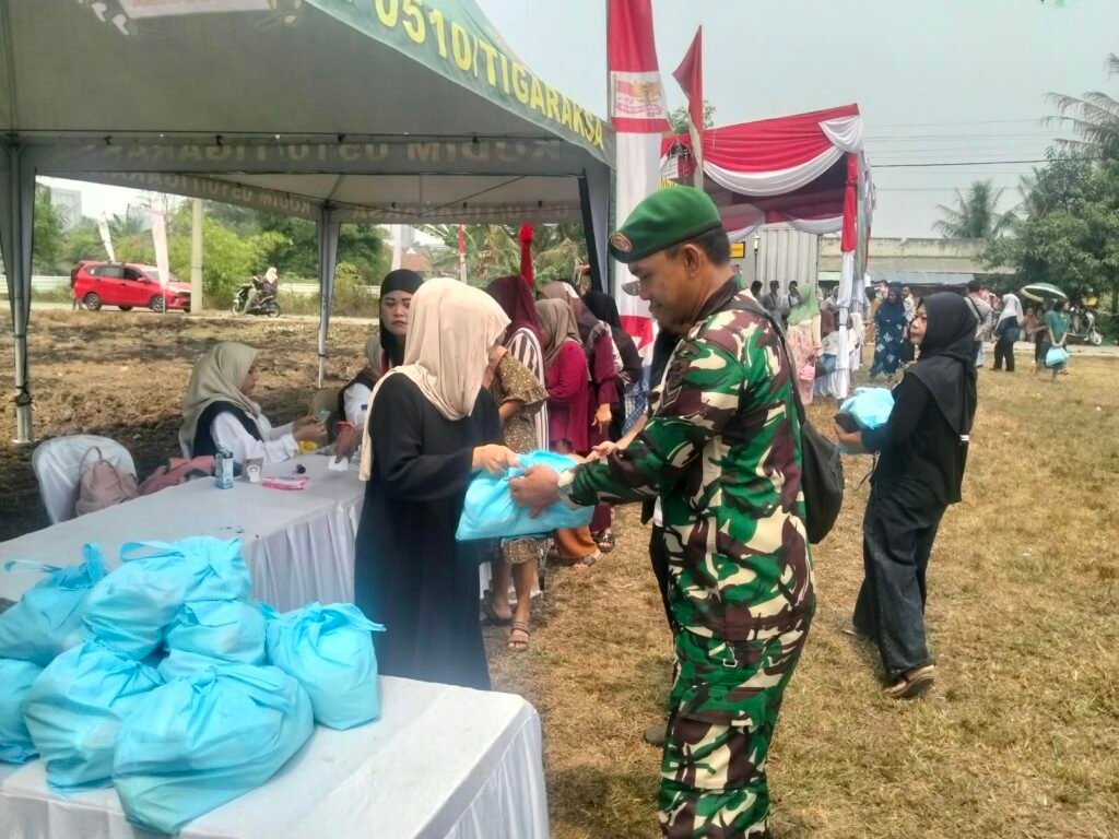 Program Pangan Terjangkau TNI Menuai Respons Positif dari Warga Tangerang
