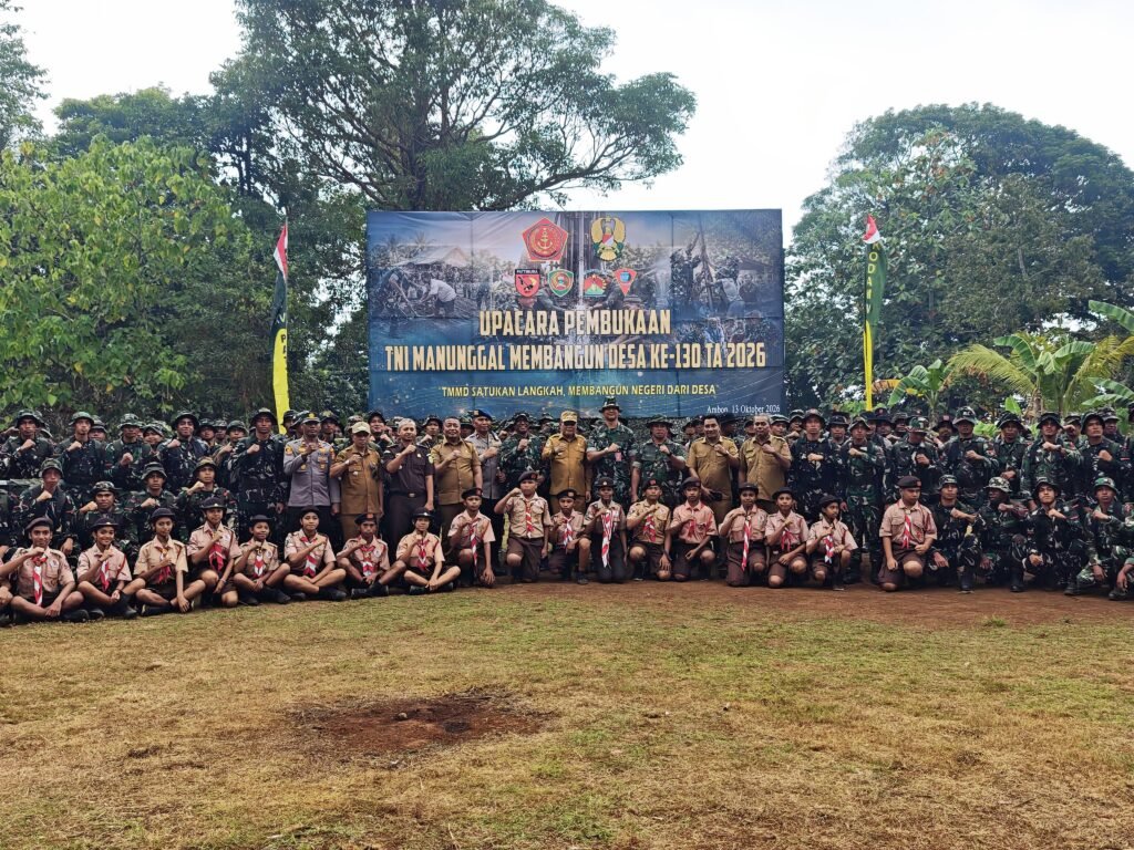 TMMD ke-130 di Ambon: Wirausaha dan Kolaborasi TNI Masyarakat Perkuat Pembangunan