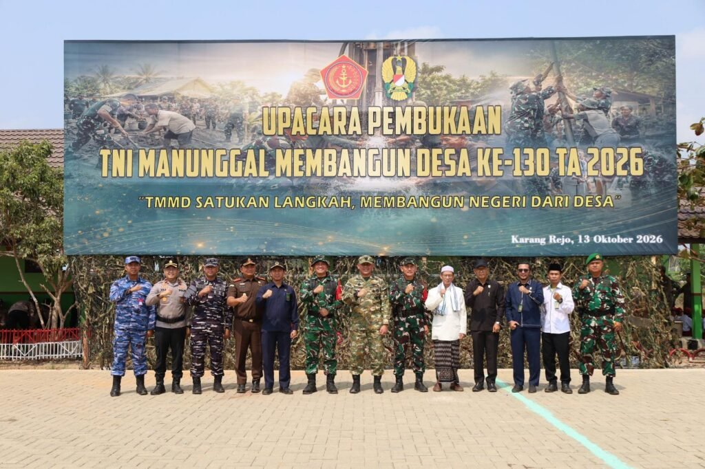 Peluncuran TMMD ke-130 oleh Kodim 1009 Tanah Laut untuk Masyarakat Desa