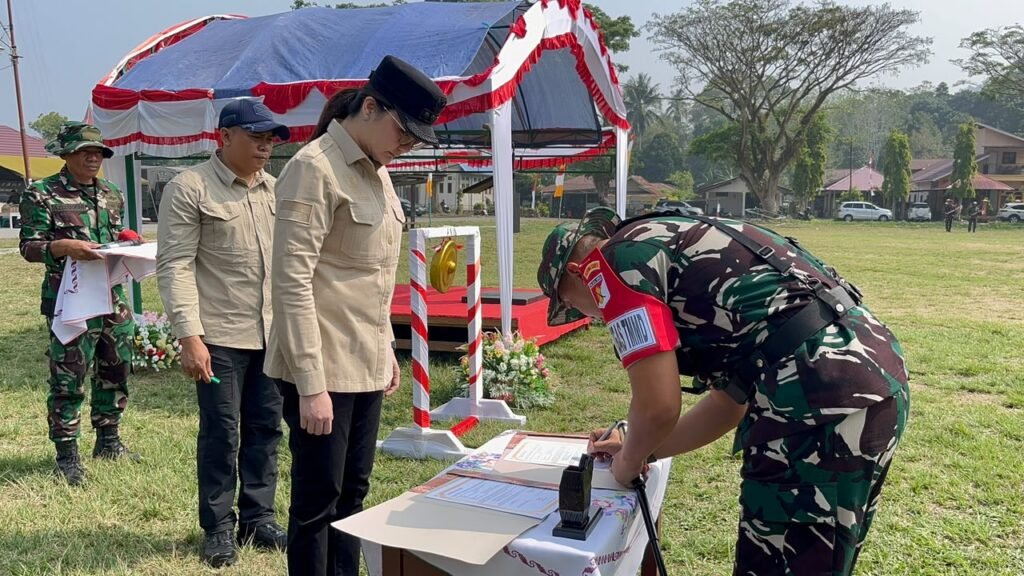 Pembukaan Program TMMD ke-130, TNI dan Pemerintah Poso Bersama Membangun Desa